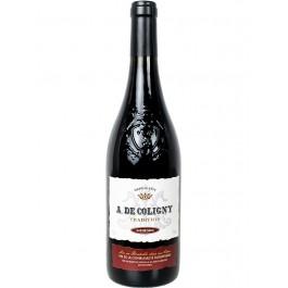 Вино "А де Коліньї" Ред Медіум Світ / "A. De Coligny" Red Medium Sweet, червоне напівсолодке 0.75л