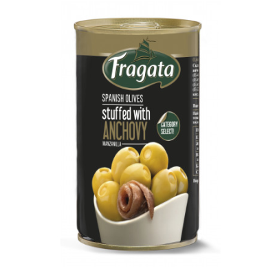 FRAGATA green olives with anchovies, b/w 280 g