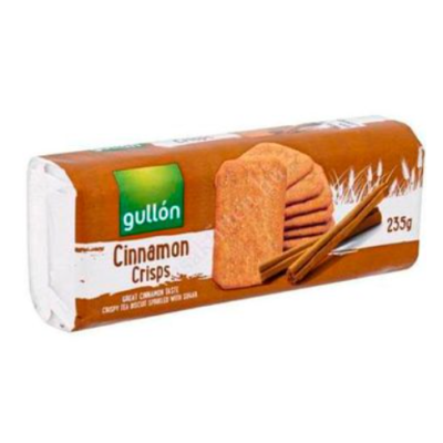 Печиво GULLON Cinnamon crisps, хрустке з корицею, 235 г