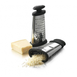 Mini Trio Formaggio grater steel