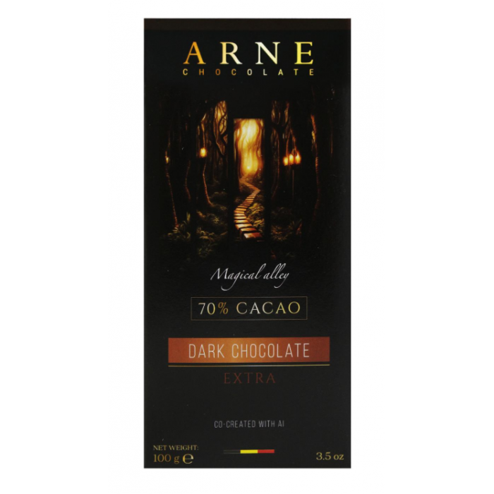 Шоколад Arne Extra чорний 70% 100г