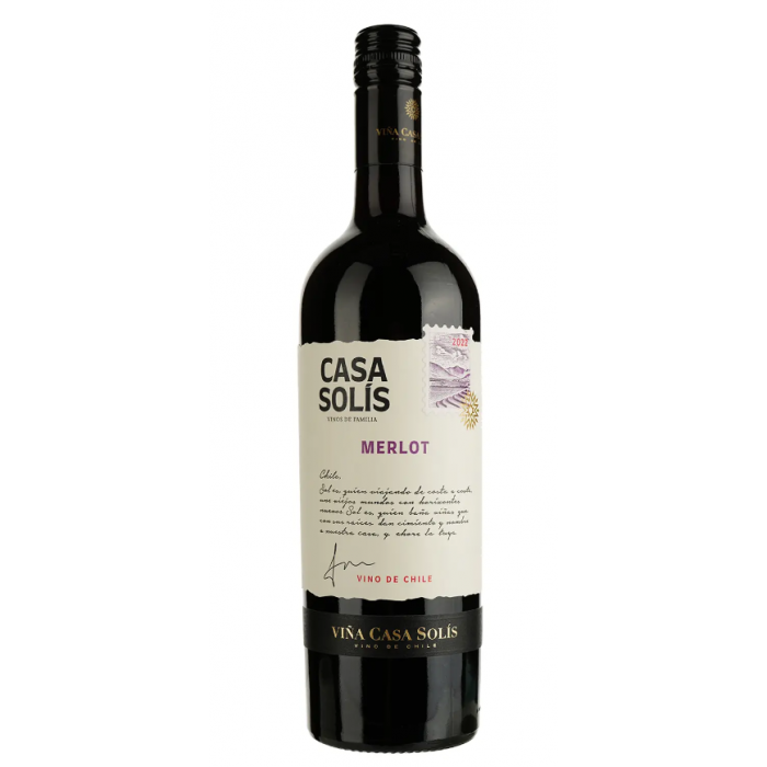  Casa Solis Merlot red dry wine 13%, 0.75 l