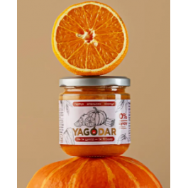  Jam without sugar "Pumpkin, orange" 210 g