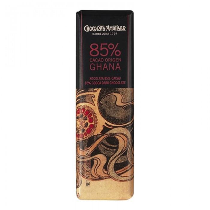 Шоколад Amatller Ghana 85%, 18 гр