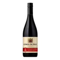 Вино напівсолодке червоне ТМ "Comte du Vals" rouge medium sweet 0,75л