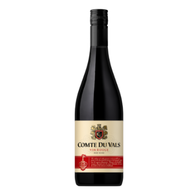 Вино полусладкое красное ТМ "Comte du Vals" rouge medium sweet