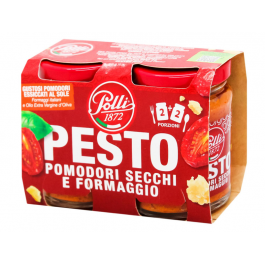 Соусы Polli Pesto Pomodori Secchi e Formaggio 2шт*90г