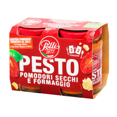 Соусы Polli Pesto Pomodori Secchi e Formaggio 2шт*90г