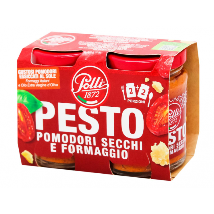 Соус Polli Pesto Pomodori Secchi e Formaggio 2шт*90г