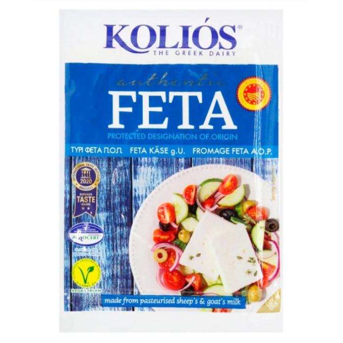 Сыр Feta PDO Kolios (в вакуумной упаковке) 150 г