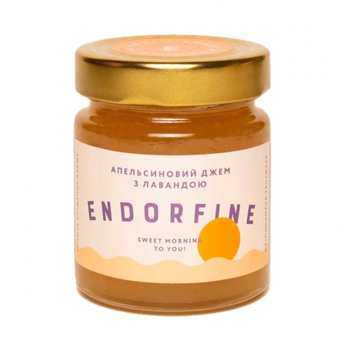 Orange jam with lavender Endorphin, 234 g