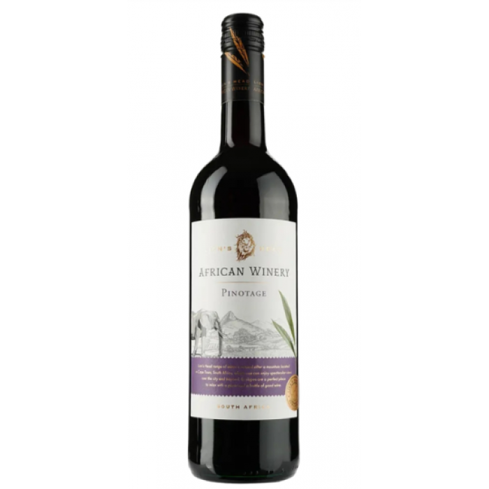  African Winery Pinotage dry red wine 0.75 l 13.5%